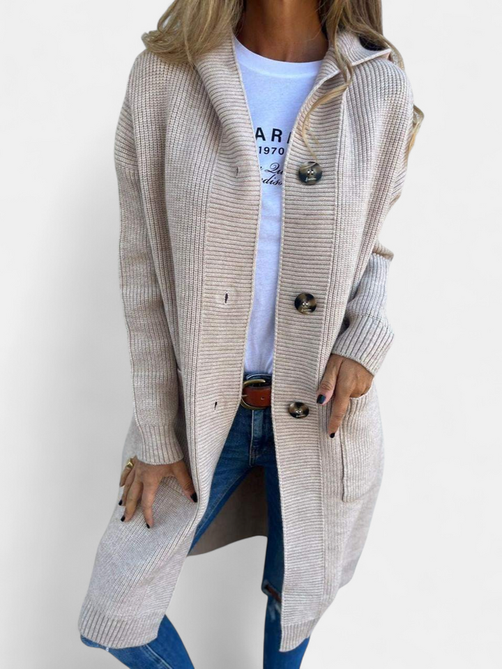 VERONICA | Chic Long Knit Cardigan