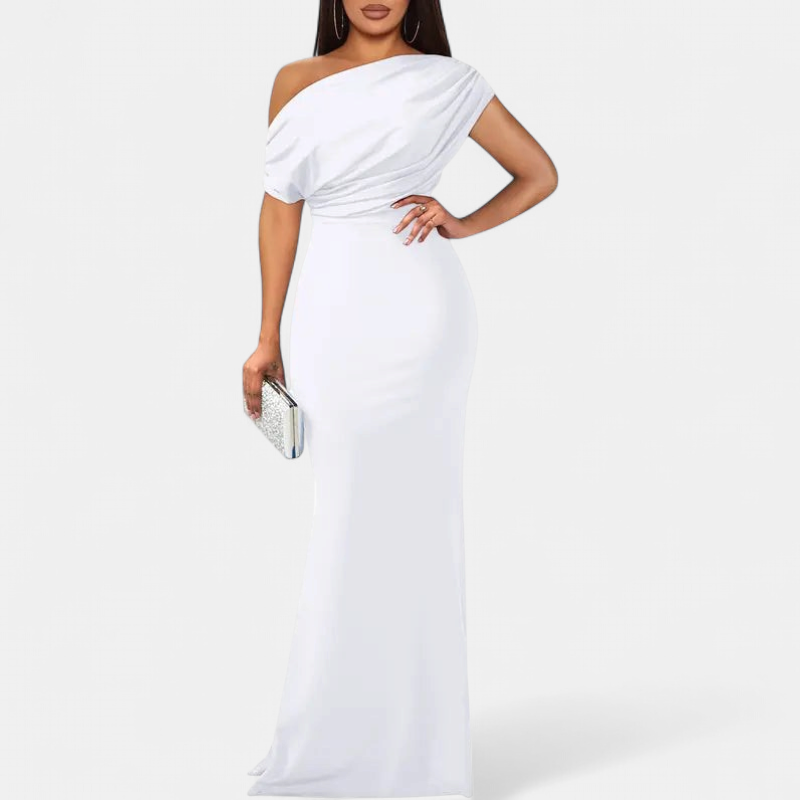 ROSELYN | Elegant Off-Shoulder Bodycon Evening Gown