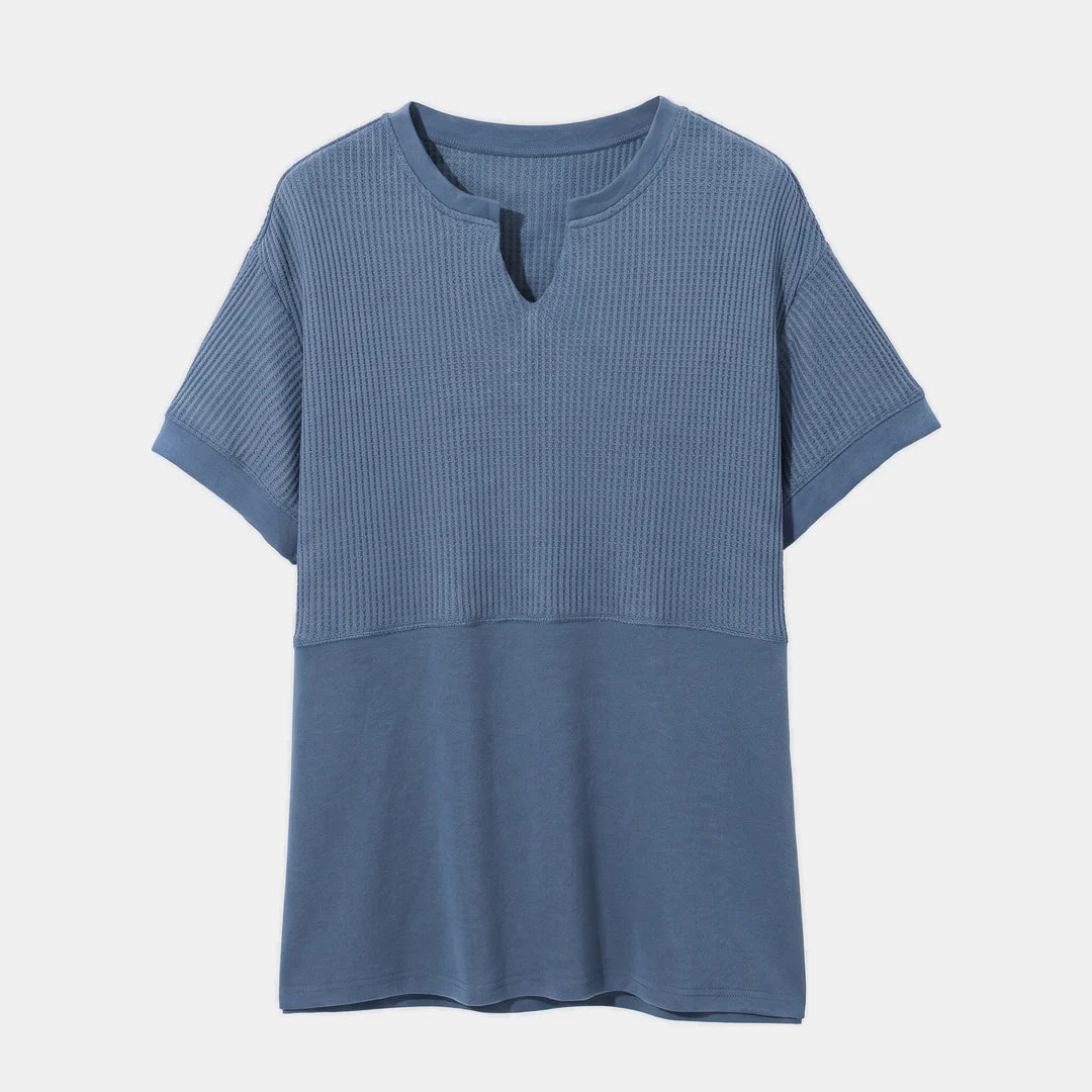 CALISTA™ – Breezy Open-Knit Vacation Cape Top