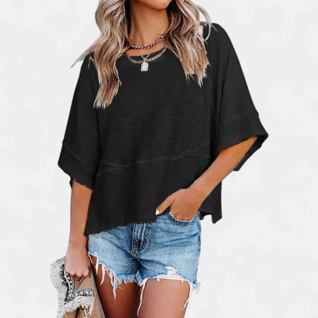 BEXLEY | Relaxed Batwing Sleeve T-Shirt