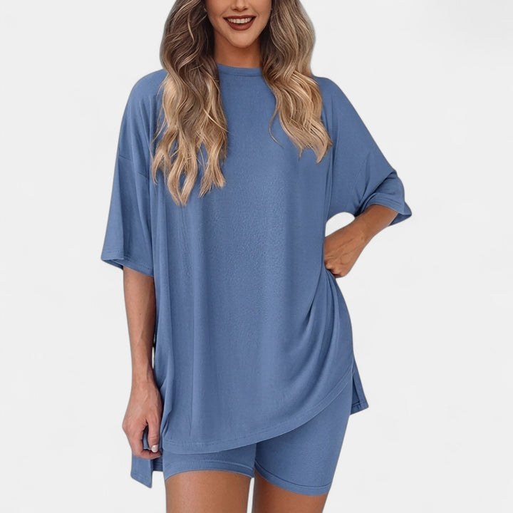 GRACIE |  Soft Solid Lounge Pajama Set