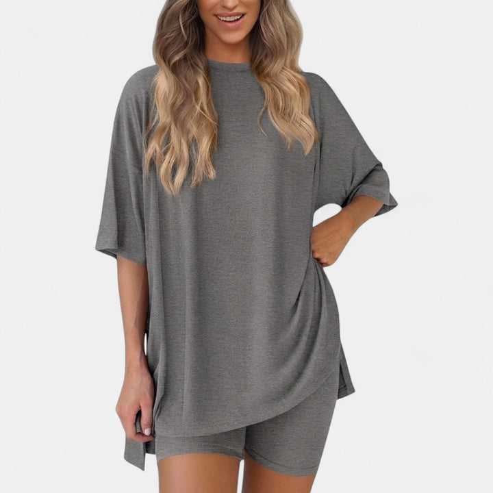 GRACIE |  Soft Solid Lounge Pajama Set