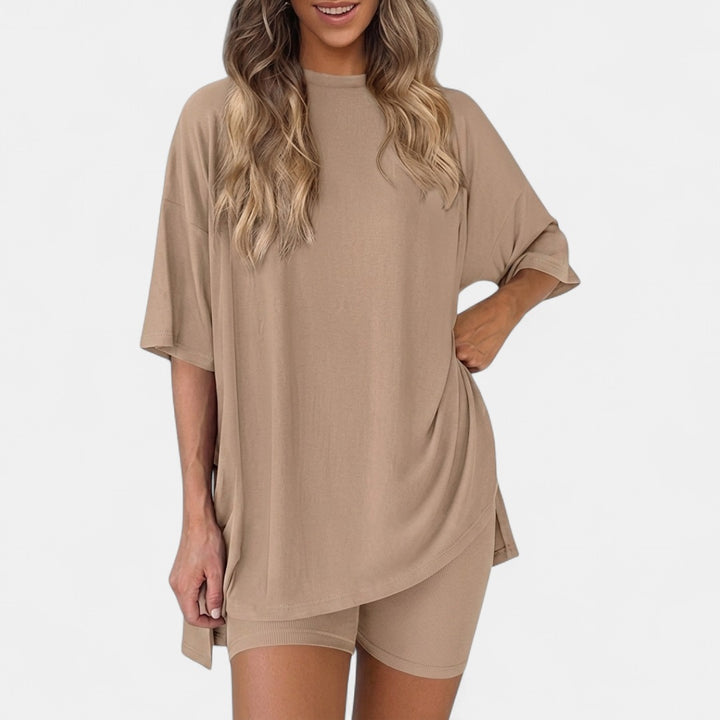 GRACIE |  Soft Solid Lounge Pajama Set
