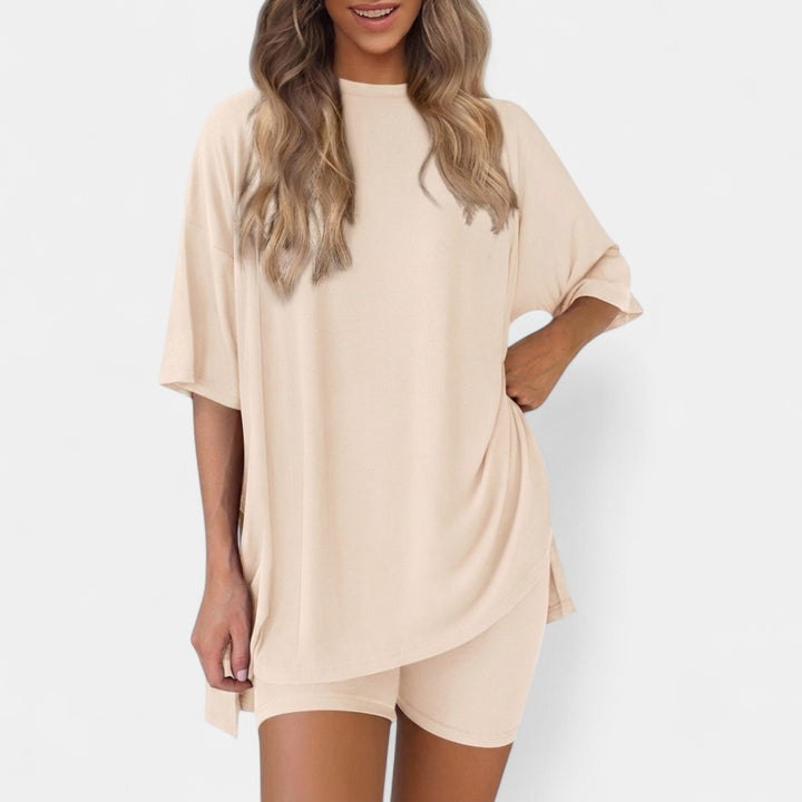 GRACIE |  Soft Solid Lounge Pajama Set