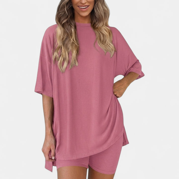GRACIE |  Soft Solid Lounge Pajama Set