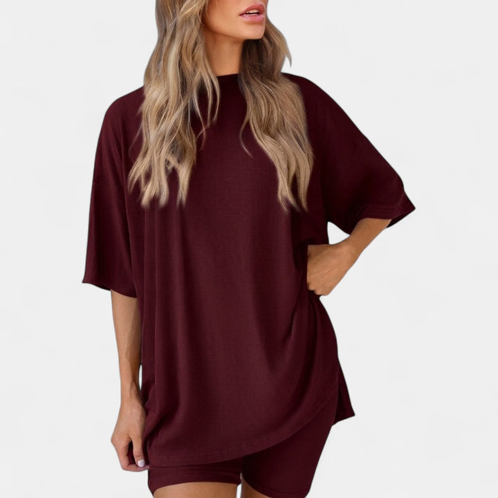 GRACIE |  Soft Solid Lounge Pajama Set