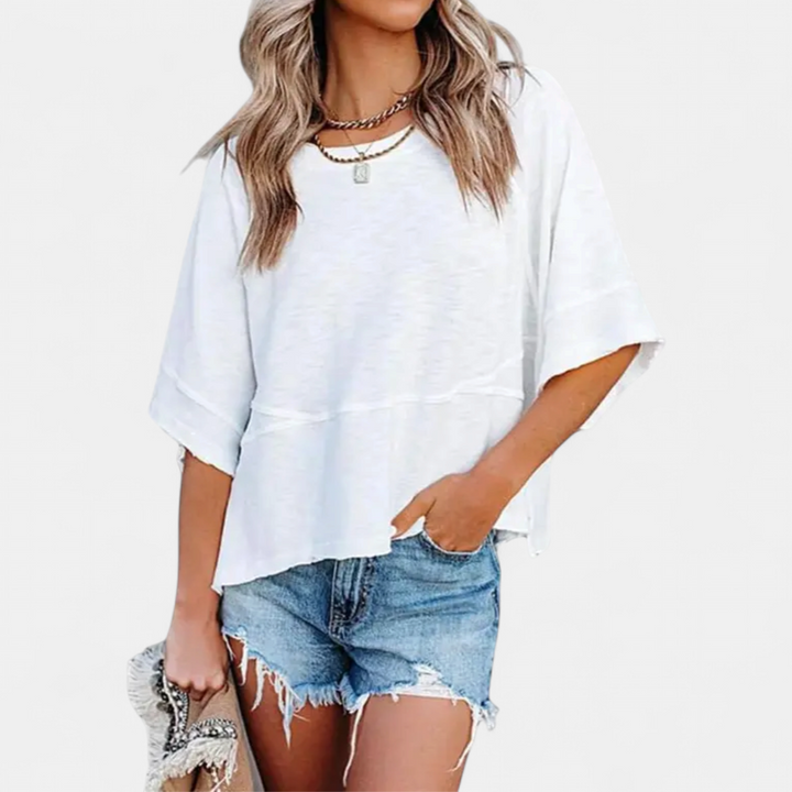 BLOSSOM | Relaxed Flare Sleeve Blouse