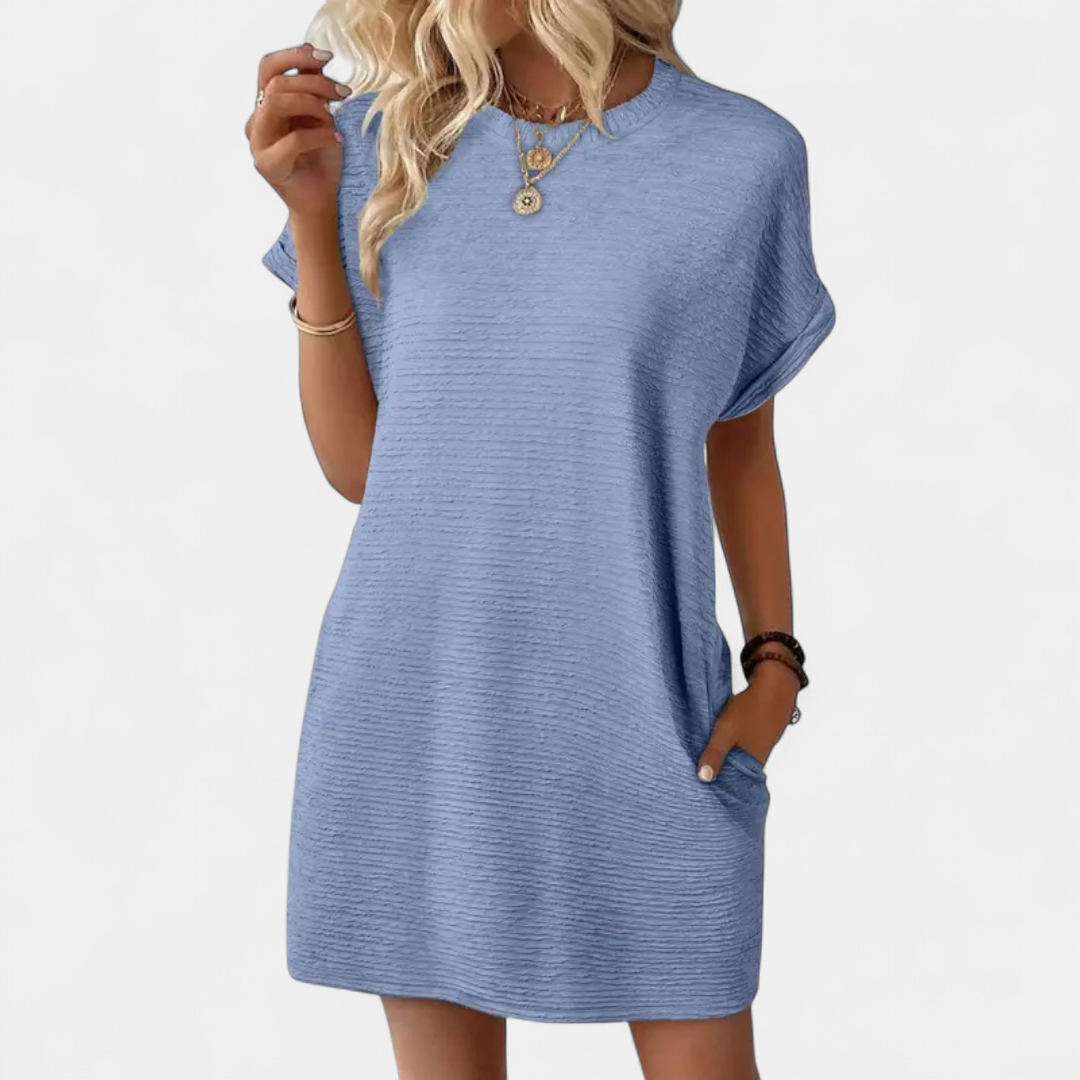 PAVIA | Relaxed Pocket Mini Dress