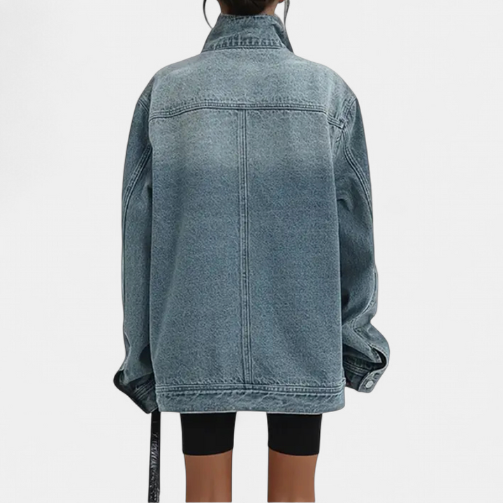 SARAH | Street Style Trendy Asymmetric Button Jacket