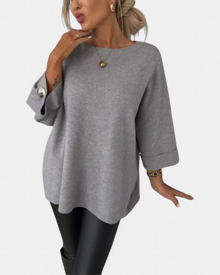 LOTTIE | Cosy Buttoned Pullover
