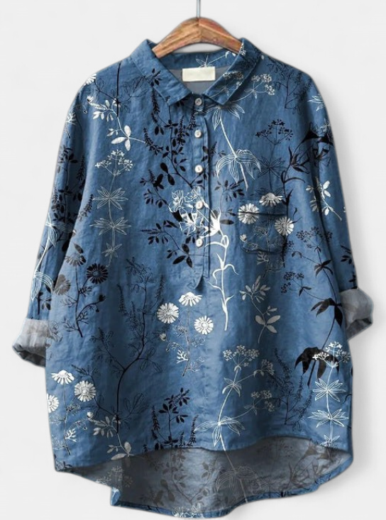 CAITLIN | Classic Floral Blouse