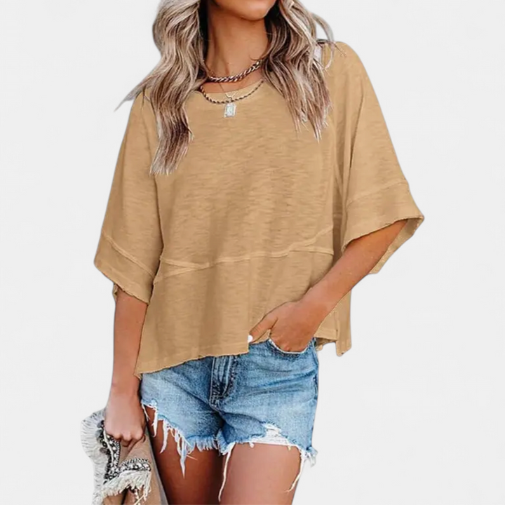 BLOSSOM | Relaxed Flare Sleeve Blouse