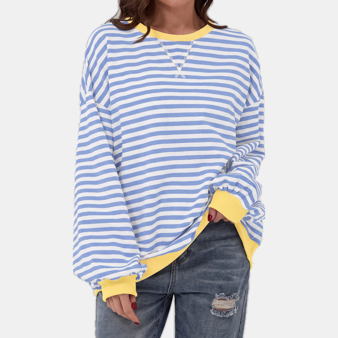 Blue Beige White