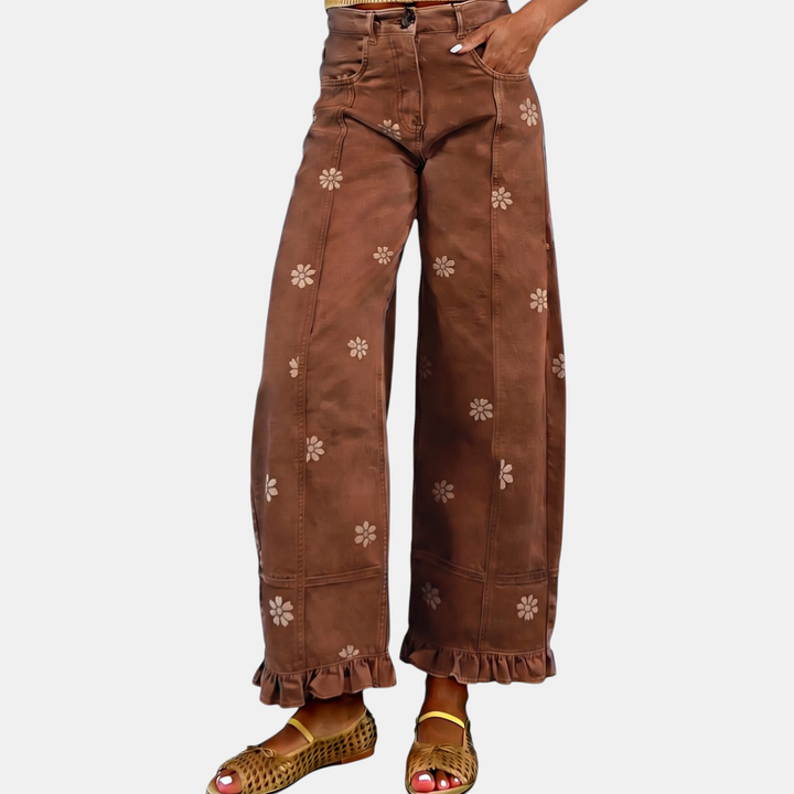 Brown Floral