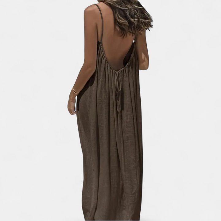THESSALY | Breezy Boho Spaghetti Strap Dress