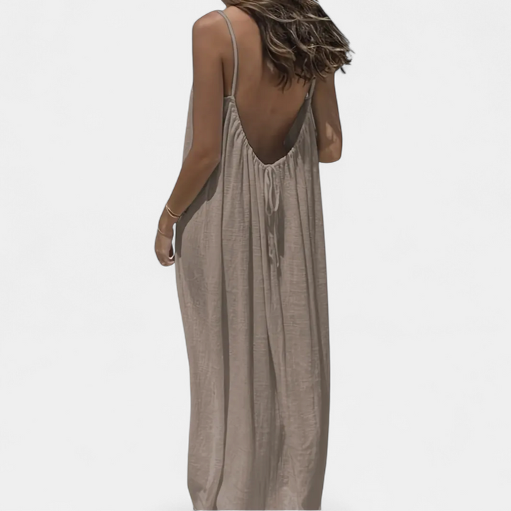 THESSALY | Breezy Boho Spaghetti Strap Dress