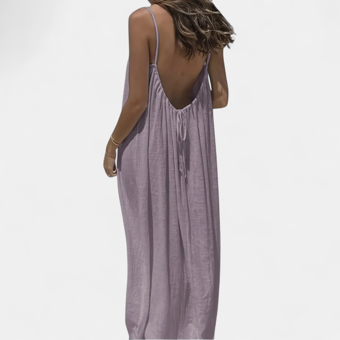 THESSALY | Breezy Boho Spaghetti Strap Dress