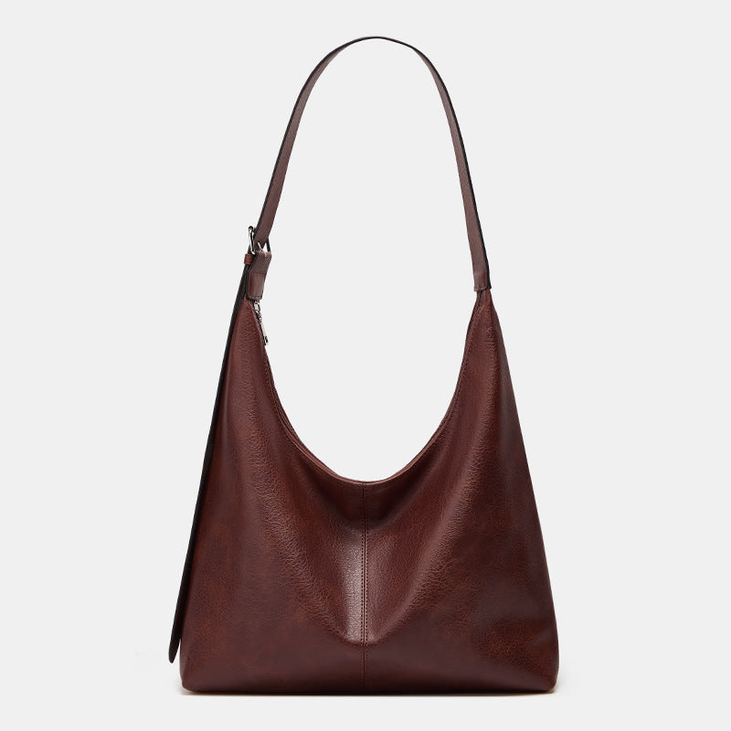 DESIREE | Women’s Solid Color PU Leather Shoulder Bag Versatile Daily Shopping & Work Bag