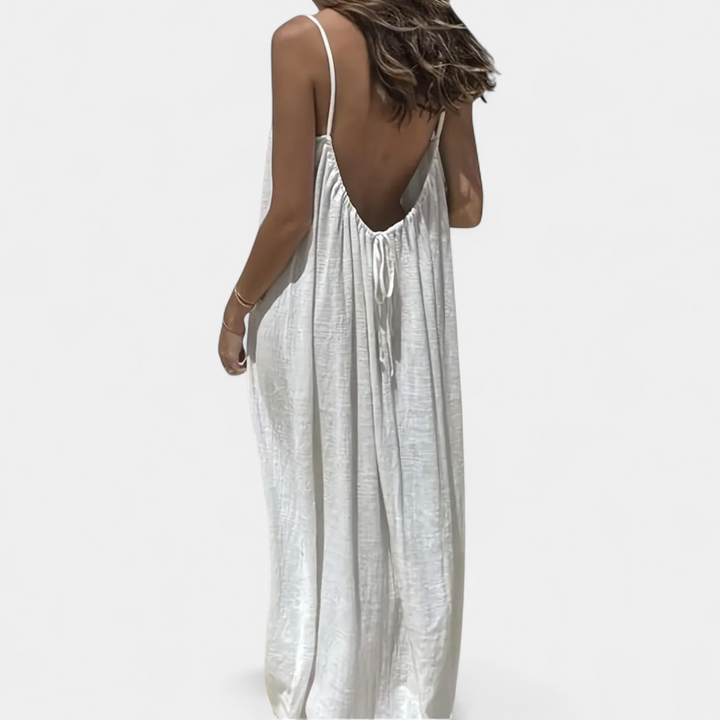 THESSALY | Breezy Boho Spaghetti Strap Dress