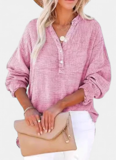 AYLA | Casual V-Neck Blouse