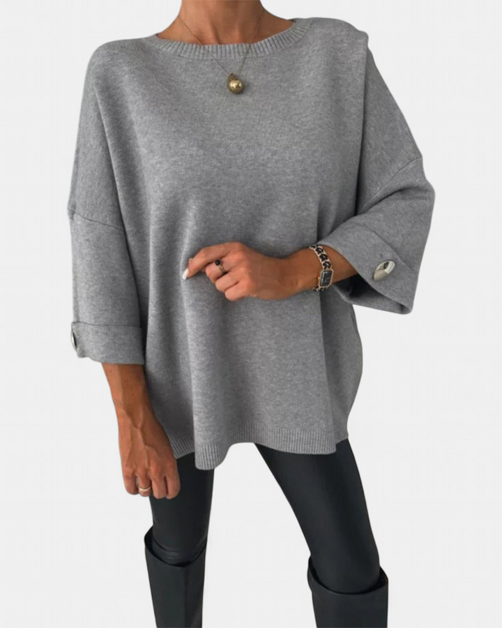 LOTTIE | Cosy Buttoned Pullover