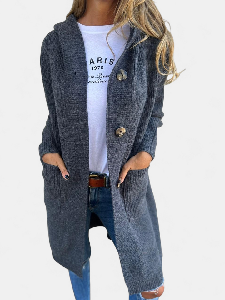 VERONICA | Chic Long Knit Cardigan