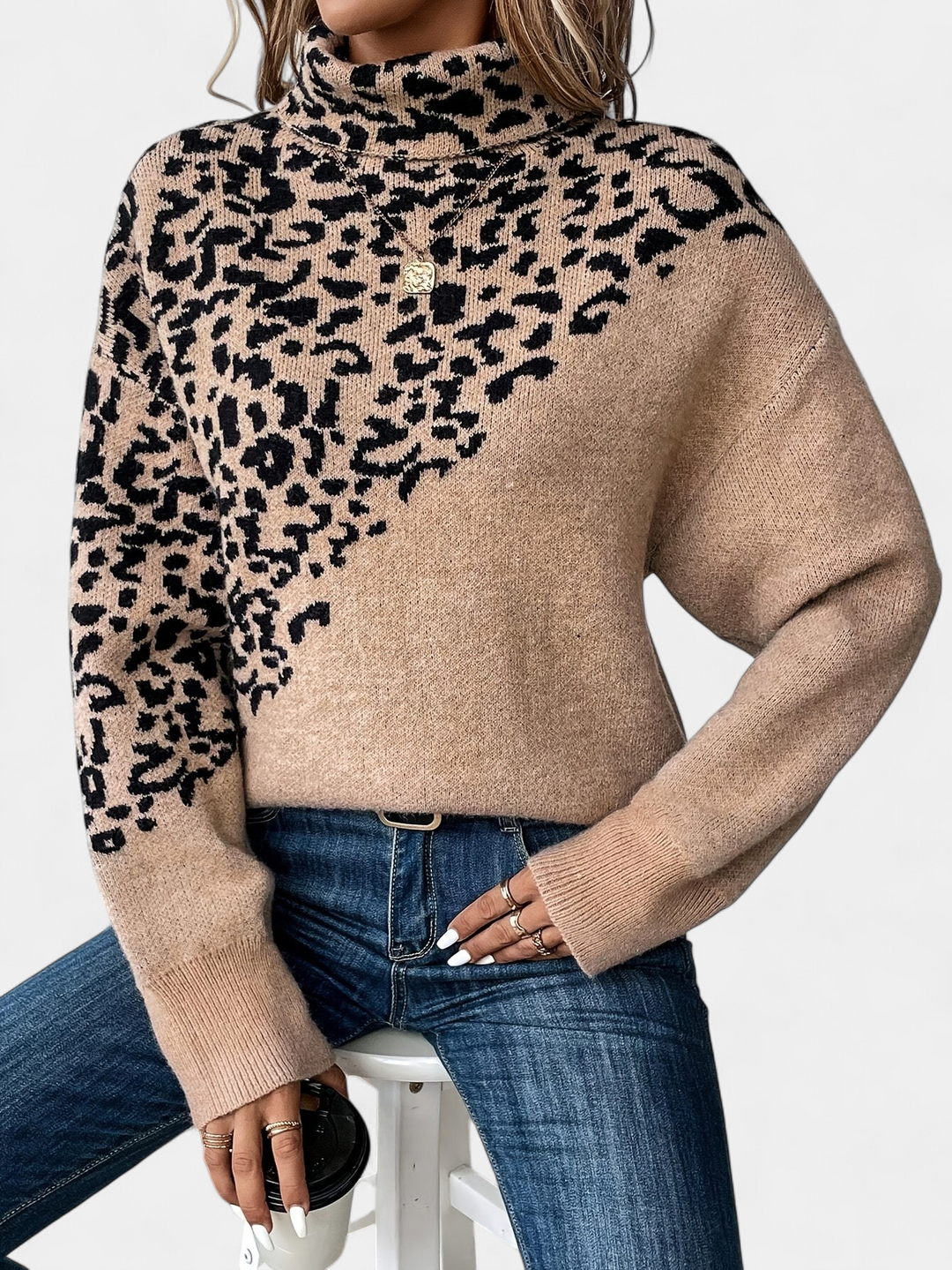 ZAYNA | Leopard Sweater