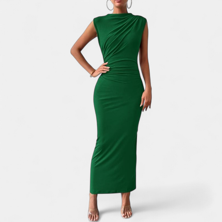 MELODY | Elegant Bodycon Dress with Back Slit for Cocktail Parties