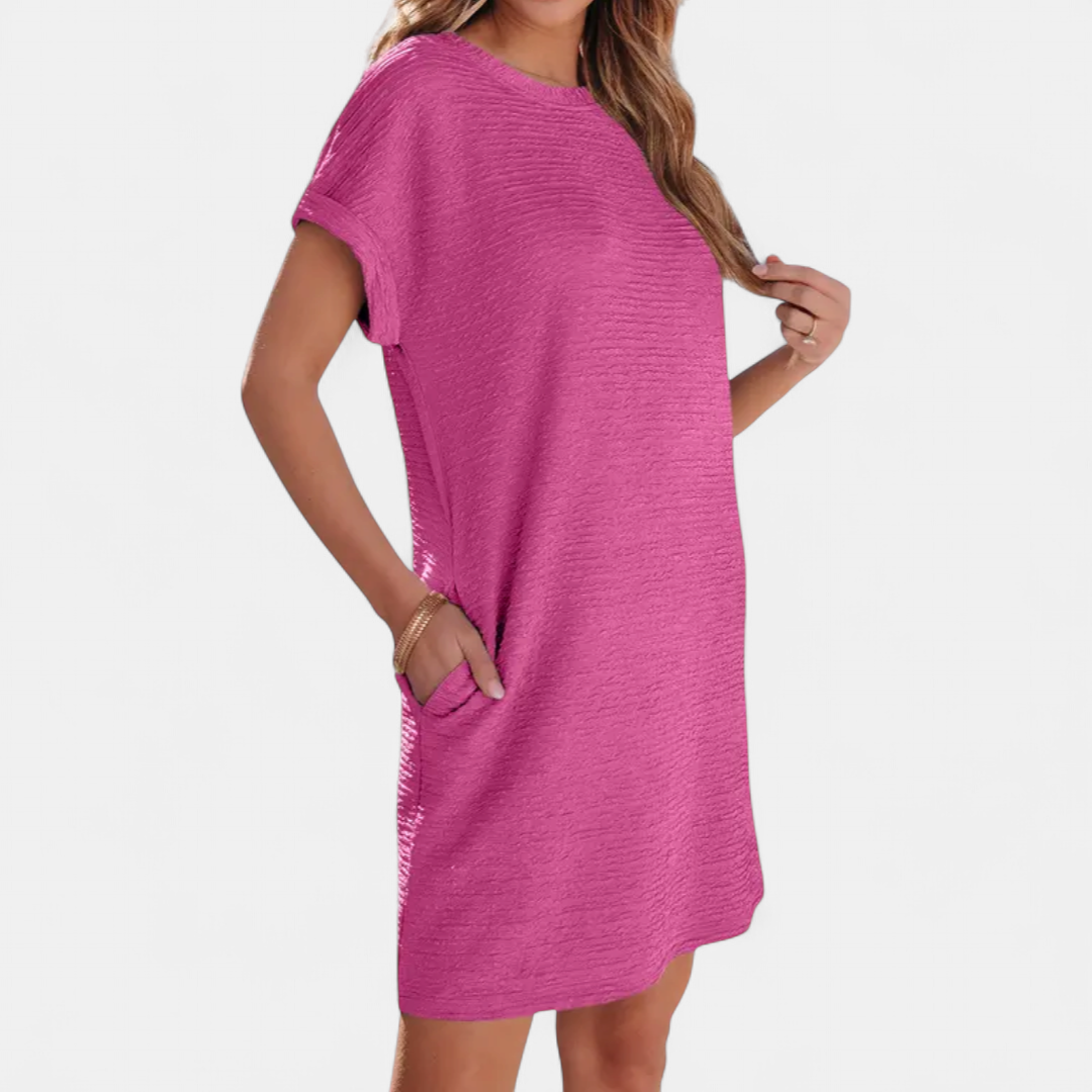 PAVIA | Relaxed Pocket Mini Dress
