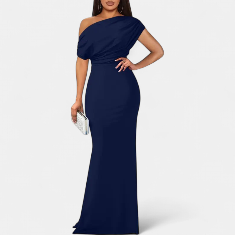 ROSELYN | Elegant Off-Shoulder Bodycon Evening Gown
