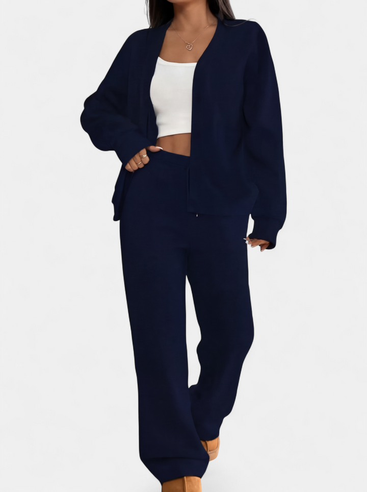 LAUREL | Casual Cardigan & Lounge Trousers Matching Set