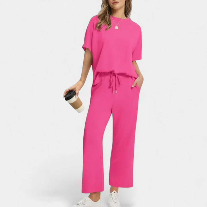 JULIE | Women's Oversized Cropped Lounge Set
