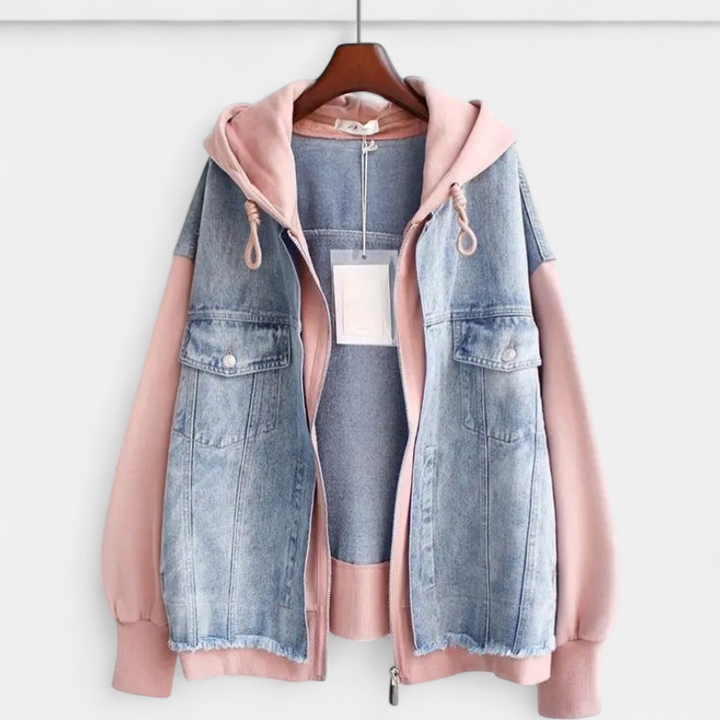 MIRA | Dual-Tone Denim Jacket