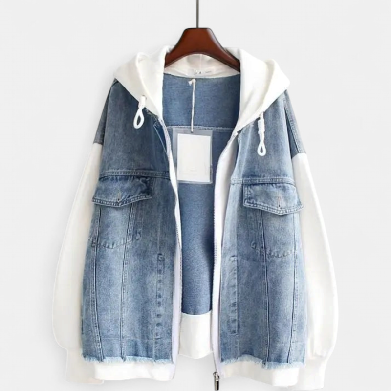 MIRA | Dual-Tone Denim Jacket