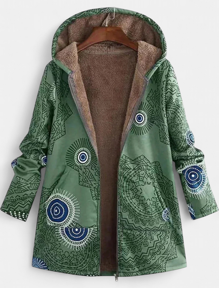 ZAHARA | Artistic Fleece-Lined Jacket
