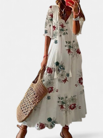 CASSIA | Boho Tummy Coverage Dress